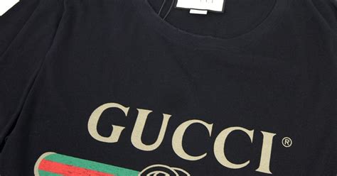 gucci tee fake vs real|how to authenticate vintage gucci.